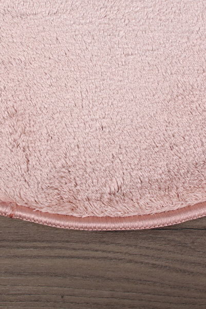 Bestekar Σετ πατάκι μπάνιου 2 τεμαχίων LunaSoft Powder Oval Modern Soft που πλένεται στο πλυντήριο, αντιολισθητικό πολυτελές