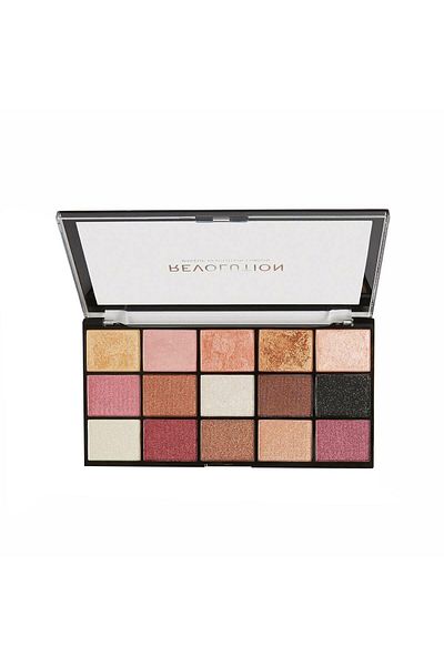 Revolution Reloaded Palette Affection - 15-Pack Warm and Luminous Tone Shadow Palette