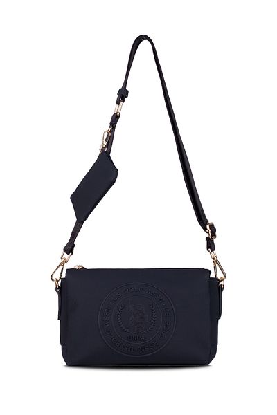U.S. Polo Assn. Geantă de damă albastru bleumarin-roșu Claret Us25673