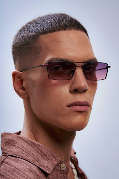 Bilge Karga Eryka Red Black Purple Men's Sunglasses