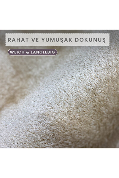 Bestekar LunaSoft Mink Διπλό Φουντωτό Οβάλ Χαλάκι Μπάνιου Αντιολισθητικό Πολυτελές Μαλακό Πλενόμενο Μοντέρνο