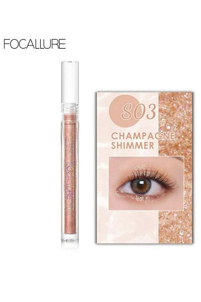 Focallure Glittering Liquid Eyeshadow-#S03 Champagne Shimmer