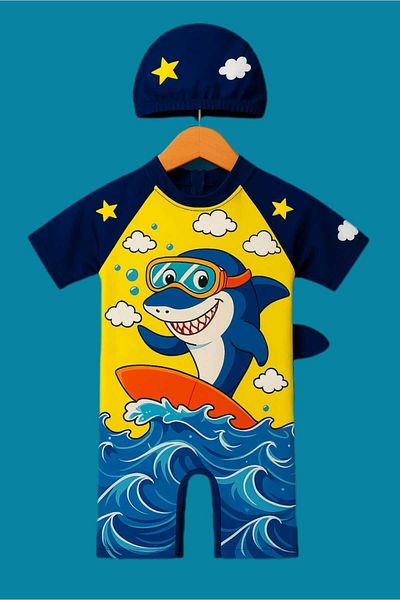 My Kids Wear Σετ μαγιό για αγόρι με θέμα το Sweet Dino