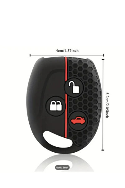 imza direksiyon kılıfı Θήκη προστασίας κλειδιού σιλικόνης για Ford Fiesta Mon...