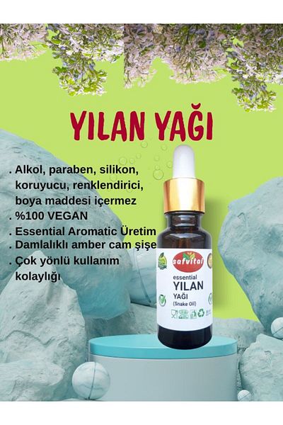 safvital Snake Oil Essential Aromatic 20 ml - Anti-Hair Loss Care Formula (Snake Oil) (20ml)