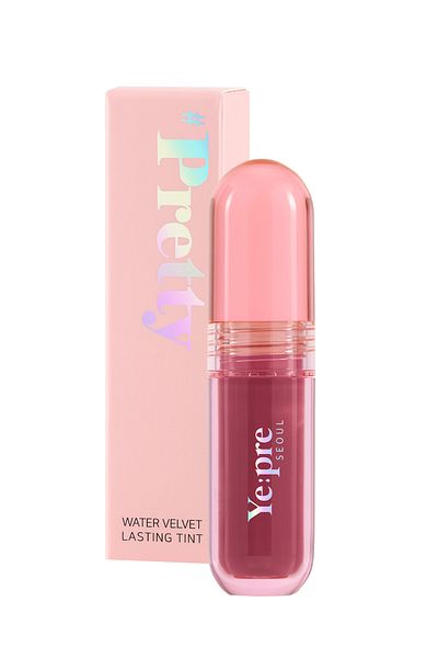 Ye:pre All Day Long Lasting, Velvet Texture, Matte, Korean Lip Tint – Pretty Water Velvet Tint 2.6g (Neutral Rose)