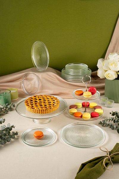 Fecra Loren 14 Piece Serving and Presentation Set Natural