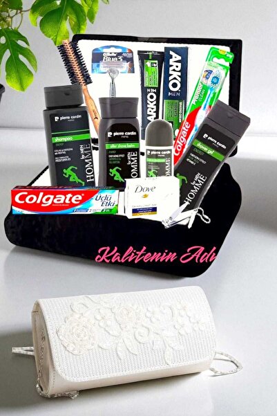 Zemura Avm Erkek Bakım Seti - Damat Çeyiz Sandık - Nişan Bohça Seti- Çeyiz Ür...