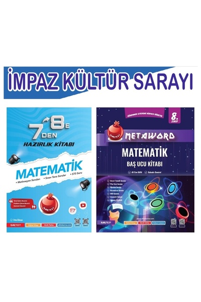 Nartest Yayınları Nartest 8. Sınıf Lgs Metaword Matematik + 7den 8e Matematik...
