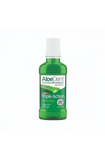 AloeDent Mouth Wash Triple Action 250ml 2916 --- ألودنت غسول فم ثلاثي المفعول 250مل