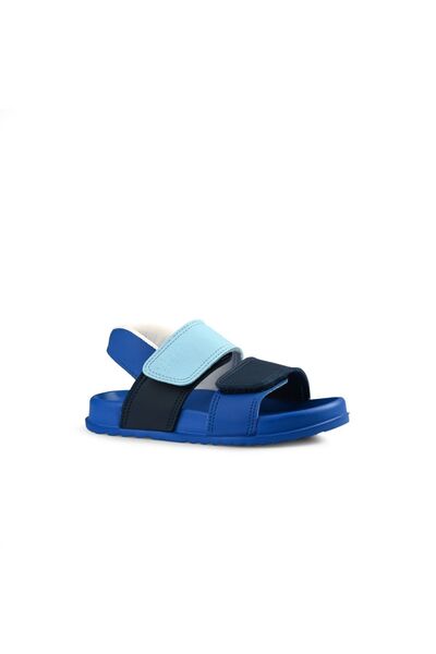 Vicco Light Simple Stylish Boy's White/Sax Blue Sandals 321.P23Y.25-2