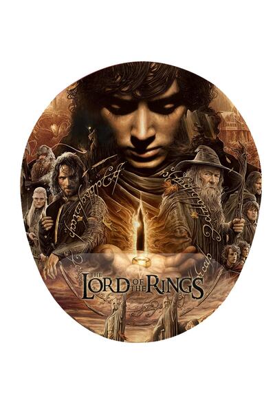 iyi fikirler Yüzüklerin Efendisi Bilek Destekli Mouse Pad