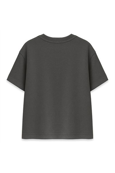BOYANOVA Children's Dream Fist Buckle Character Printed Smoked Oversize T-Shirt