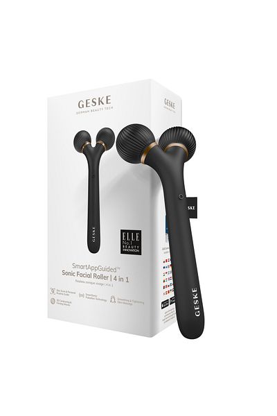 Geske Smartappguided ™   Sonic Facial Roller |   4 in 1