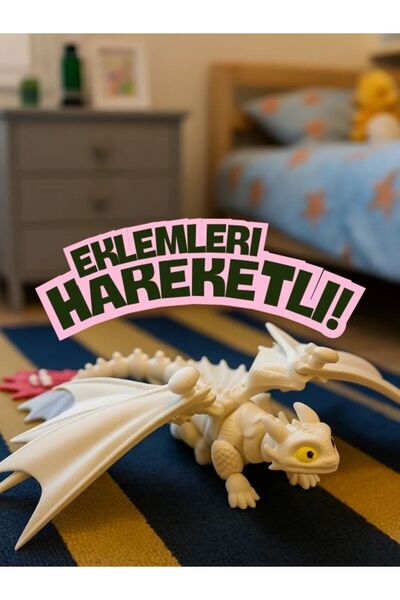 GRAUHAUS Ejderhanı Nasıl Eğitirsin How to Train Your Dragon Hareketli Beyaz E...