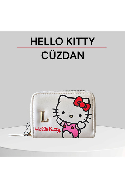 Alyas Aksesuar HELLO KITTY BOZUK PARA CÜZDANI-L HARFİ