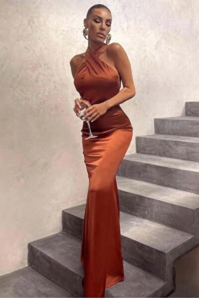 Bikini Mayokini Dünyası Φόρεμα χωρίς πλάτη - Πορτοκαλί