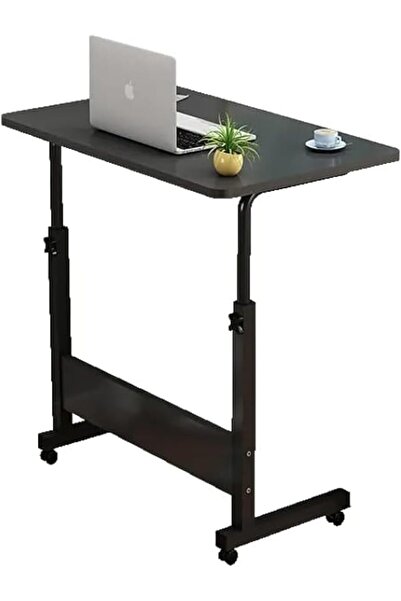Generic Baytbox Laptop Table 80x40 CM, Height Adjustable Computer Table up to 90CM with Tiltable Surface –