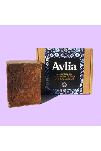 Avlia Halep Sabunu – %75 Defne Yağlı, Zeytinyağlı, Katkısız El Yapımı Sabun