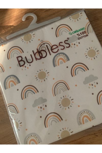 Kidsella 100% Organic Rainbow Printed Double Layer Combed Newborn and Multi-Purpose Baby Blanket