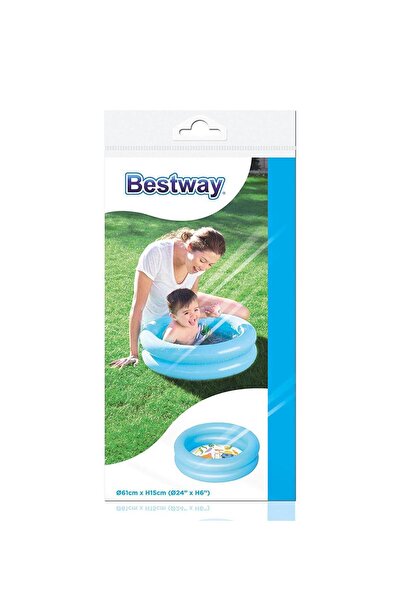BESTWAY 2 Boğum Desenli Zeminli Çocuk Havuzu, (61X15 CM) 51061