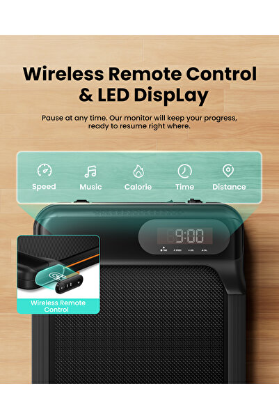 ALTIS AL8510 3-in-1 Folding Under Desk Treadmill – Quiet 1 HP Walking Pad for Home & Office Use