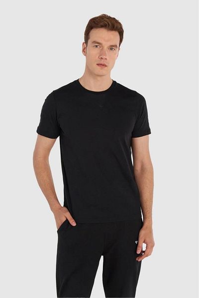 hummel Ανδρικό μπλουζάκι Elemental Chevron Cotton Tee Black