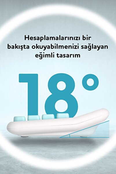 Daxi X-250 BEYAZ 12 HANELİ HESAP MAKİNESİ