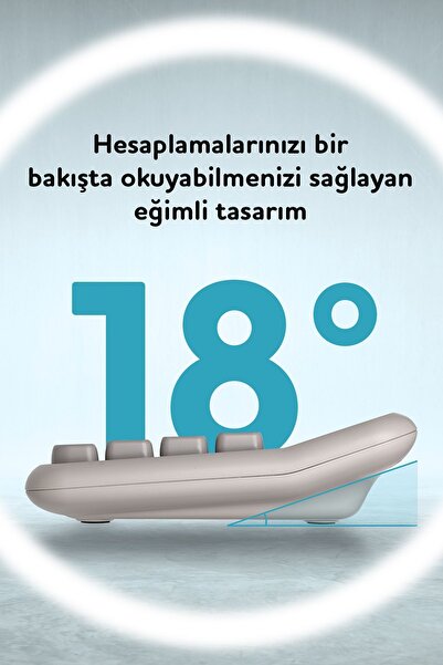 Daxi X-250 PASTEL GRİ 12 HANELİ HESAP MAKİNESİ