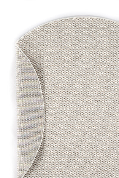 Livset Yumuşak Bukleli Yuvarlak Krem Bej Halı Oturma Odası Salon Mutfak Koridor Çocuk Odası Halısı K144a