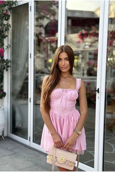 MEECY ROCHIE CU BRETELE DANTELA