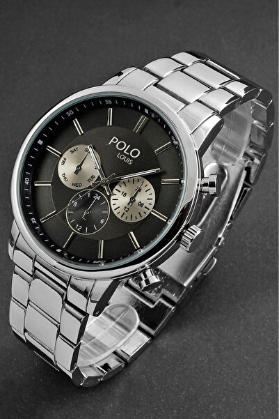 G Sport POLO ساعة يد رياضية معدنية فاخرة للرجال