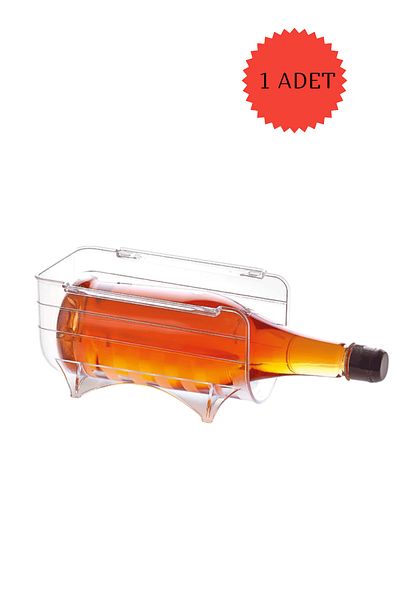 MUF HOME Crystal Plastic Cabinet Bottle Organizer Can Be Superimposed Refrigerator Organizer Bottle Stacker