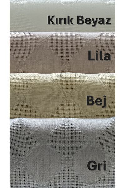 homease Linen Look Jacquard Gray Runner 45X140 cm