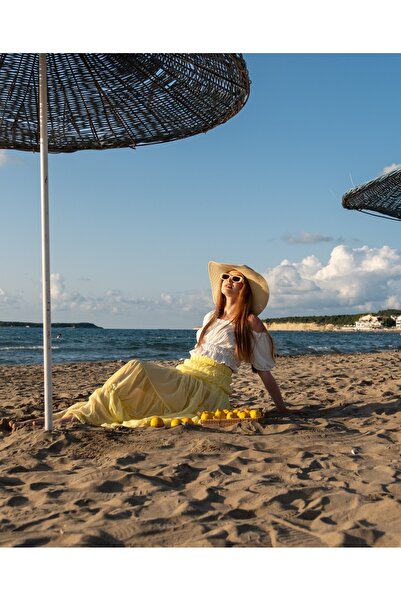 S&A Collectionn Fusta lungă din tul cu pantaloni scurți cu talie elastică