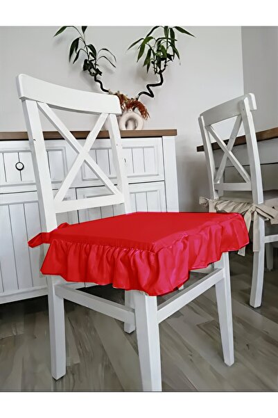 Sister Home Design Fırfırlı Sıvı & Leke Itici Iskandinav Sandalye Minderi Kır...