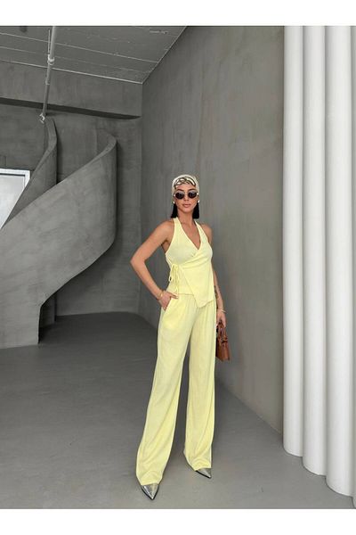 ARK MAĞAZALARI Back Low-Cut Neck Snap-On Double Suit