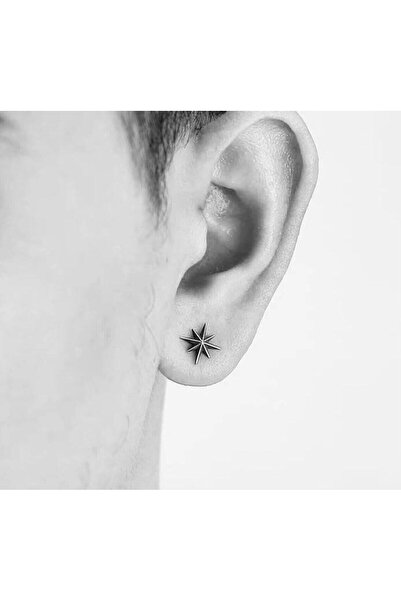 AKCA TAKI GÜMÜŞ KUTUP YILDIZI KÜPE