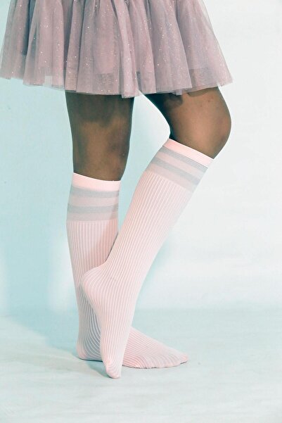 Daymod Pink Mıra Kids Knee Socks