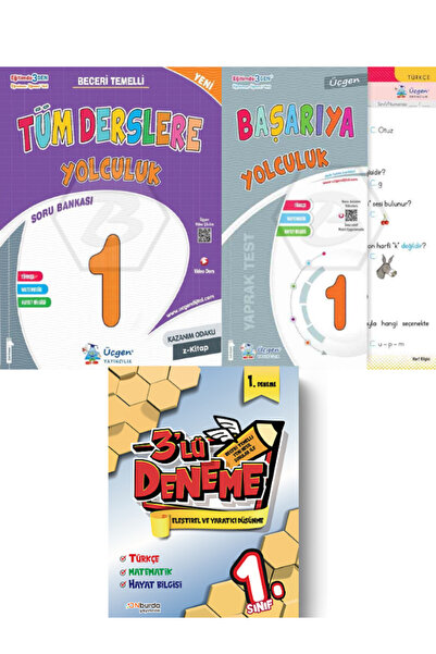 Üçgen Yayıncılık Üçgen Yayınları 1.Sınıf Tüm Dersler + 1.Sınıf Yaprak Test