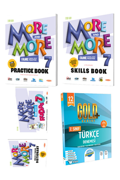 Kurmay Yayınları 7. Sınıf More And More English Practice Book (skills Book + Dictionary) Kurmay Elt