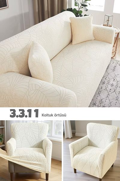 uzhanem 3 3 1 1 Stretch Elastic Flexible Washable Jacquard Sofa Cover Set Sofa Cover