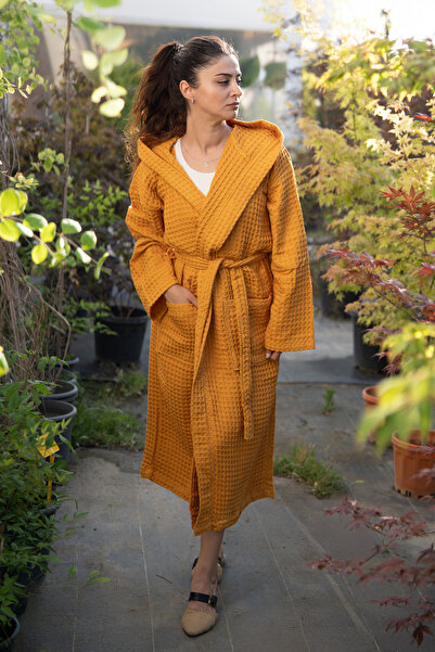 Mom Cherie Meliora 100% Cotton Waffle Adult Unisex Bathrobe