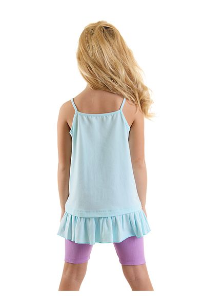 Denokids Girl's Strappy Summer Tunic and Leggings Set - Best Friends