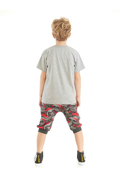MSHB&G Triceratops Boy T-shirt Capri Shorts Set