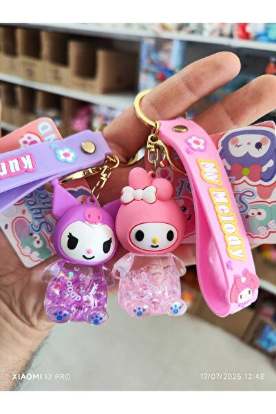 oyuncakçı savaş & europe shop Sanrio Kuromi Sulu Figür Anahtarlık ve Silikon ...