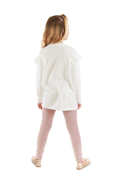 MSHB&G Girl's Floral Patterned Velvet Tights Tunic Set
