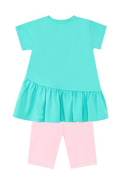 Denokids Sea Rabbit Summer Frilly póló és leggings szett lányoknak