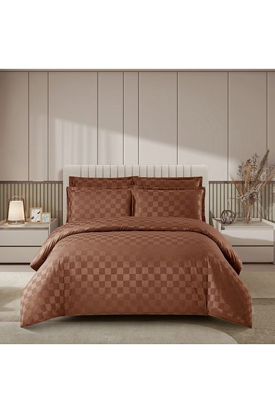 CHIRASO CHIRASO Bedding, Elegant DAMASK, ELASTIC Sheet 180x200+25cm, Duvet Cover 200x230cm, 2 Pillowcases