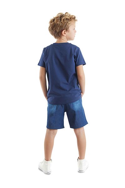 MSHB&G Space Boy T-shirt Denim Shorts Set